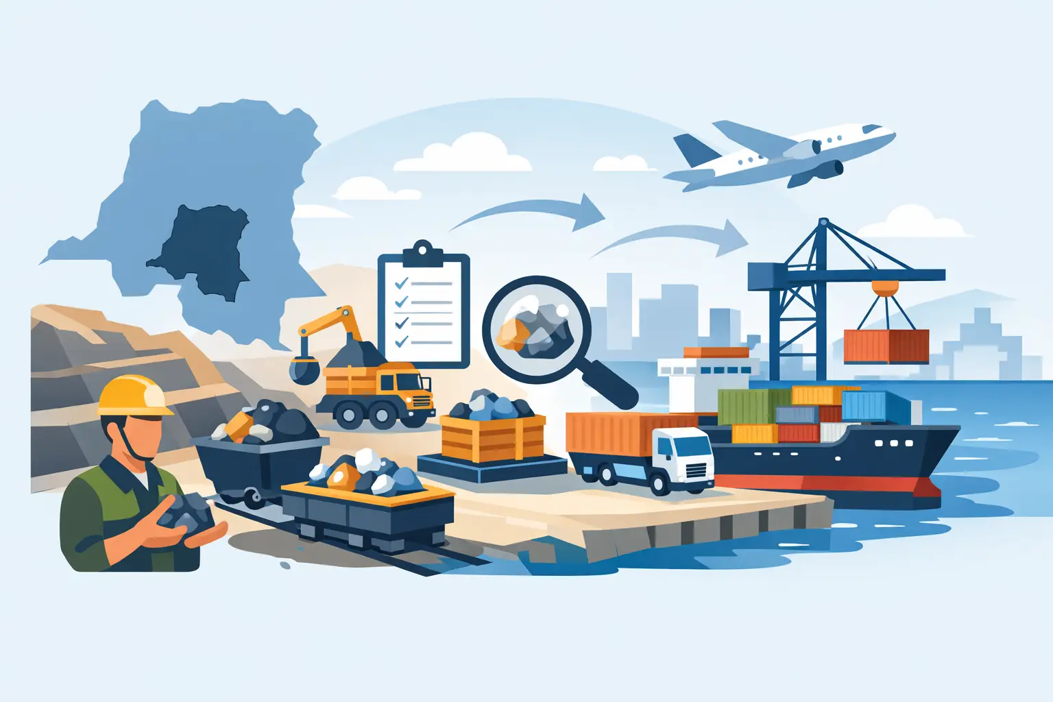 DRC Mineral Export Process Explained